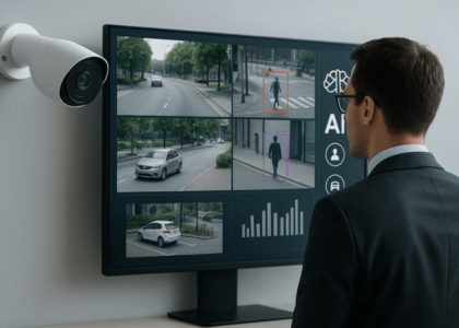 AI-powered CCTV (intelligent video analytics)